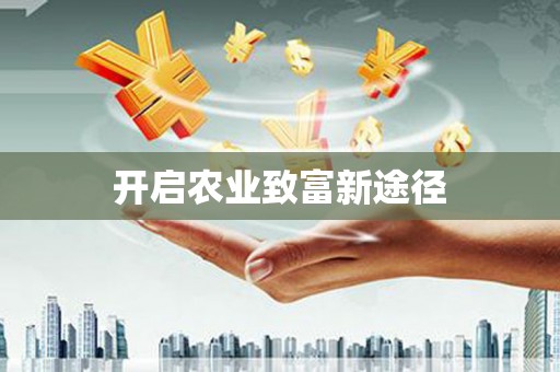 新罗开启农业致富新途径