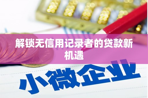 新罗解锁无信用记录者的贷款新机遇