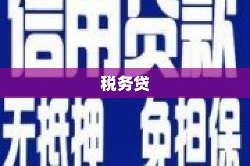 新罗税务贷