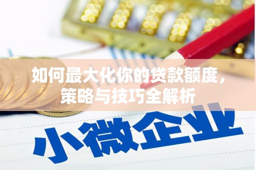 新罗如何最大化你的贷款额度，策略与技巧全解析