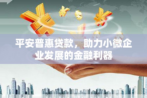 新罗平安普惠贷款，助力小微企业发展的金融利器